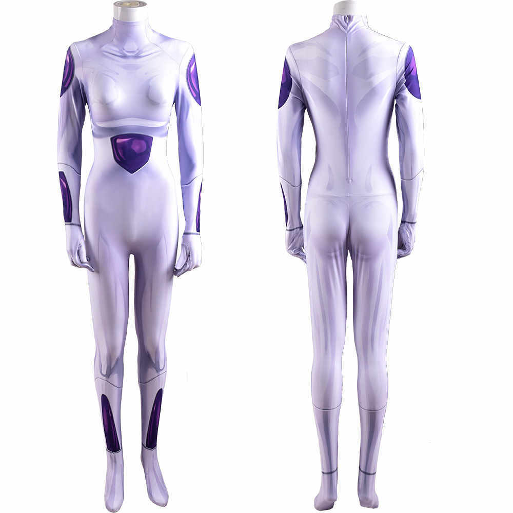 Dragon Ball Z Frieza Zentai Suit Freezer Kids Adults Costume