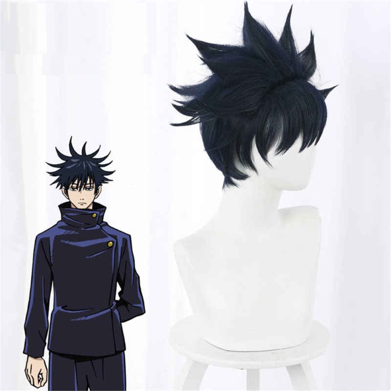 Anime Jujutsu Kaisen Cosplay Fushiguro Megumi Wig Hair
