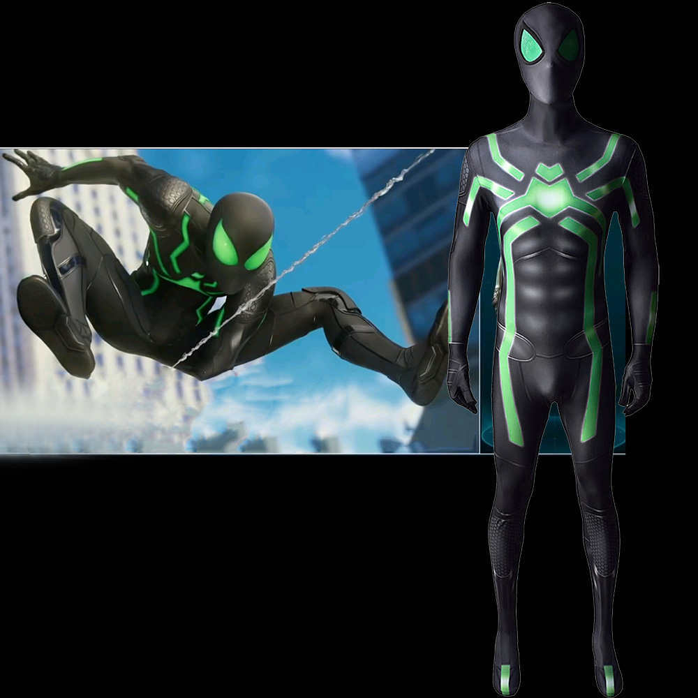 Spider-Man Stealth Big Time Black Suit  PS4 Edition HQ Costume