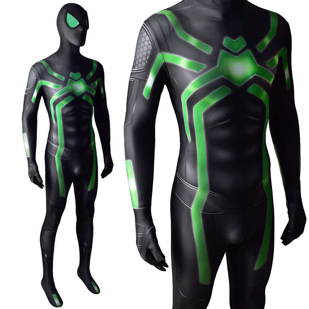 Spider-Man Stealth Big Time Black Suit  PS4 Edition HQ Costume