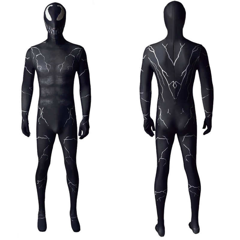 Venom Edward Brock Zentai Suit Symbiote Cosplay Costume Mask