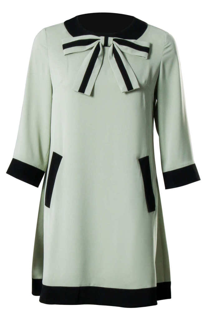 Beth Harmon Costume The Queen's Gambit  60s Mint Cosplay Dress （Ready To Ship）