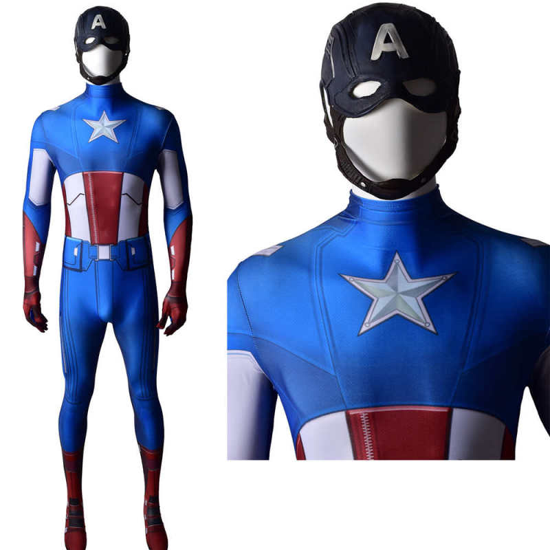 Captain America Steve Rogers Cosplay Costume Helmet The First Avenger