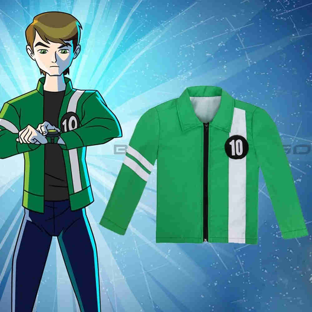 Ben 10 Jacket for Alien Force Boys Cosplay Benjamin Kirby Tennyson-Takerlama