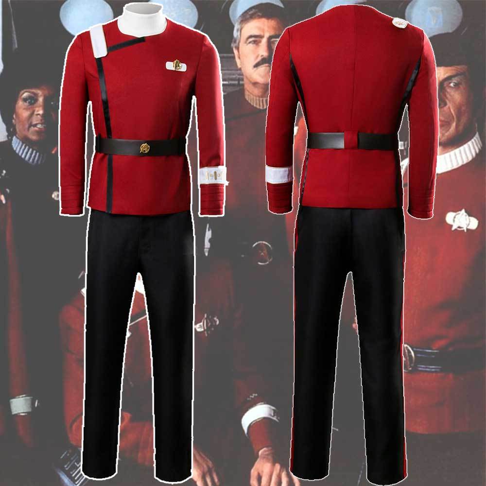 James Tiberius Kirk​​​​​​​ Costume Star Trek The Wrath of Khan Starfleet Cosplay Uniform In Stock-Takerlama