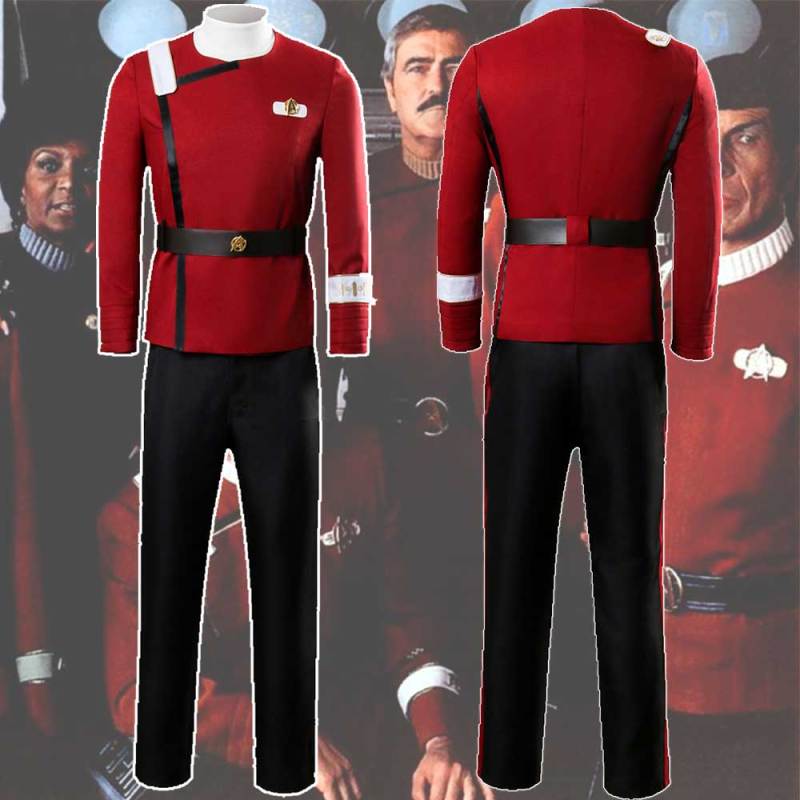 James Tiberius Kirk​​​​​​​ Costume Star Trek The Wrath of Khan Starfleet Cosplay Uniform In Stock-Takerlama