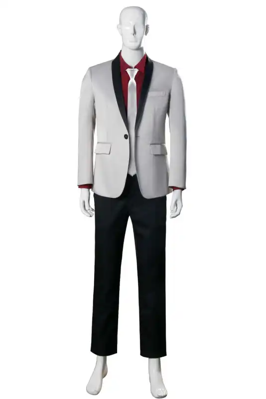 Jared Leto Joker Costume Suicide Squad Cosplay Shirt Coat Pants (Ready To Ship) Takerlama