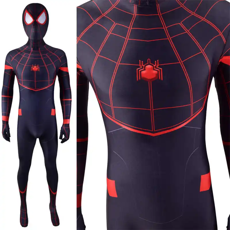 SpiderMan Far From Home Costume Spiderman Zentai Adult Men Jumpsuit With  Sole 