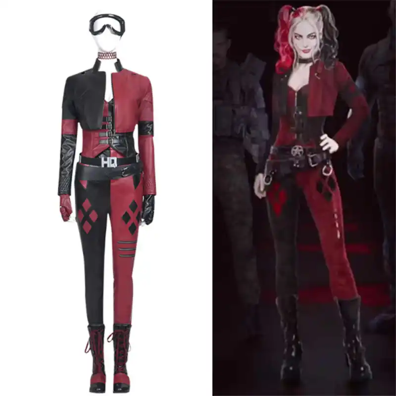 Official Ladies Suicide Squad 2 II DELUXE HARLEY QUINN Fancy Dress Costume  Adult 