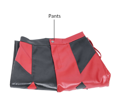 Harley Quinn Halloween Costume Leather Jacket Vest Gloves Pants The Suicide Squad 2 No Boots L XL 2XL In Stock Takerlama