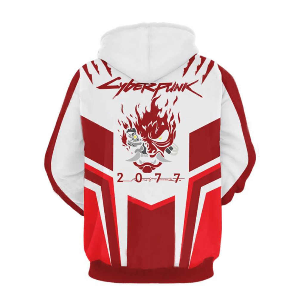 Game Cyberpunk 2077 Samurai V 3D Print Hoodies Pullover Zip Up