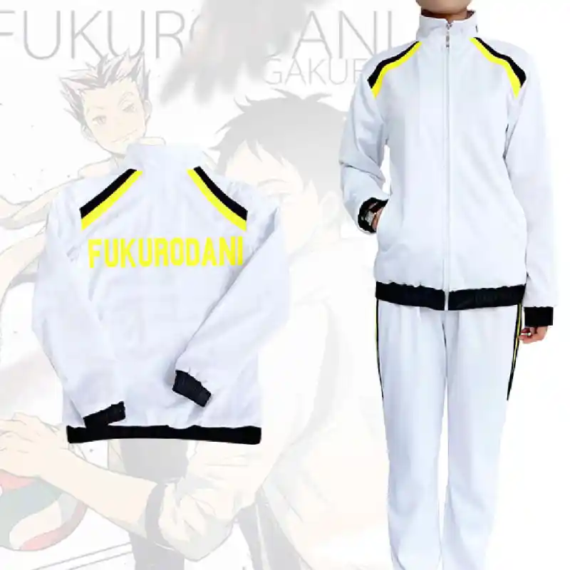 Haikyuu Fukurodani Academy Kotaro Bokuto Embroidery Volleyball Club Uniform