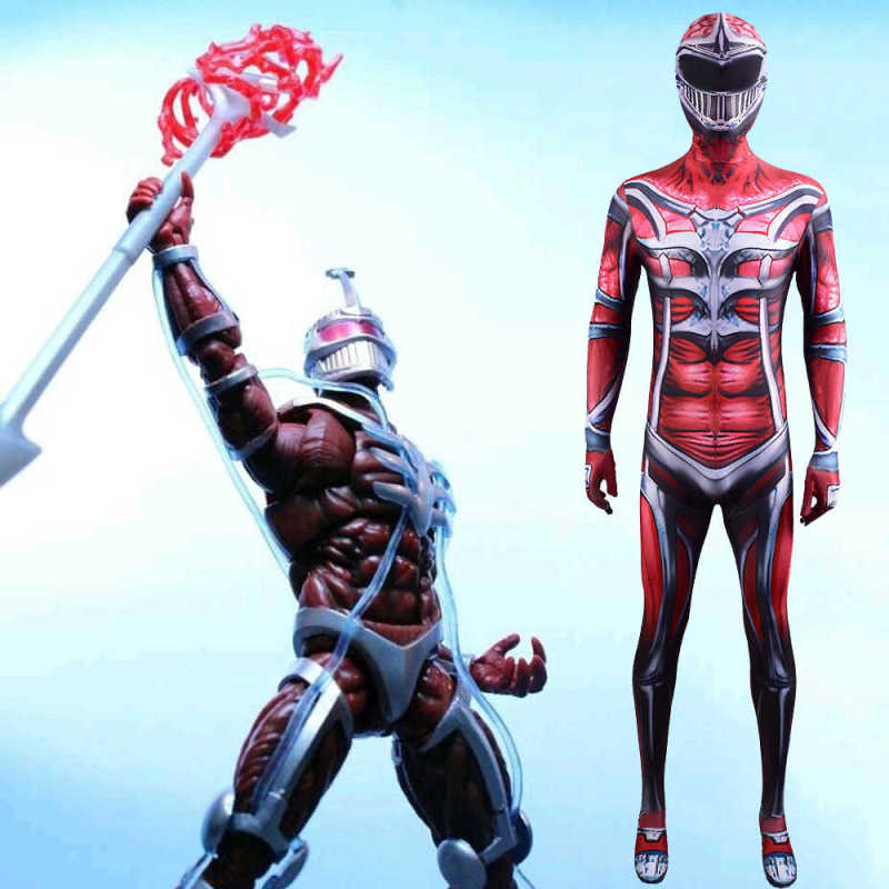 Villain Lord Zedd Cosplay Zentai Suit Mask Adult Kids