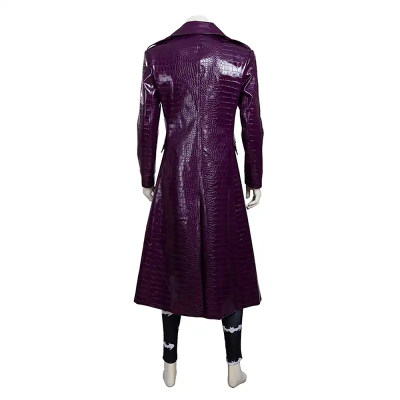 Joker Purple Coat Jared Leto Suicide Squad Cosplay Costume Jacket Pants(After Halloween)