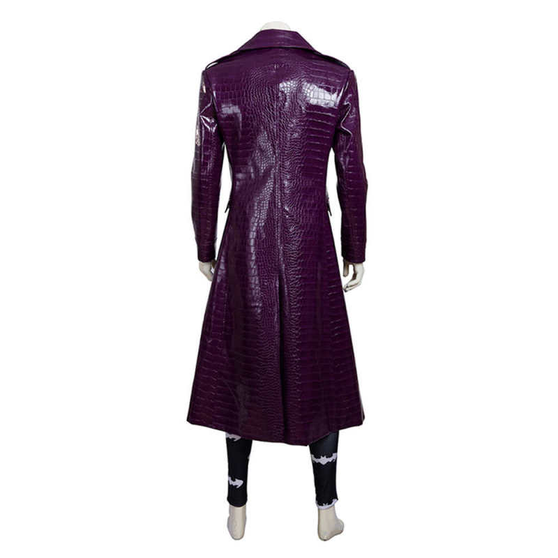 Joker Purple Coat Jared Leto Suicide Squad Cosplay Costume Jacket Pants(After Halloween)