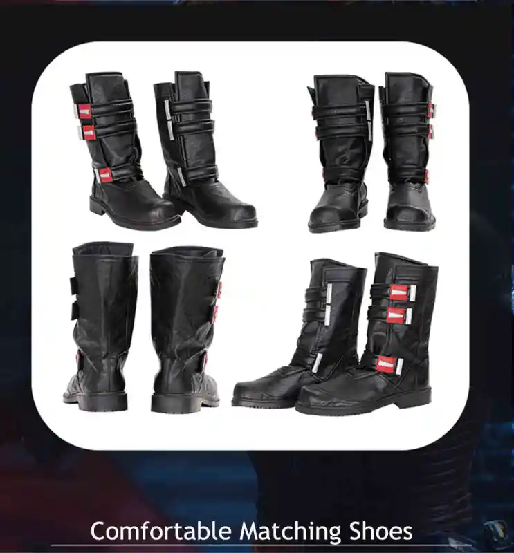 Game Gotham Knights Red Hood Jason Todd Cosplay Shoes Boots