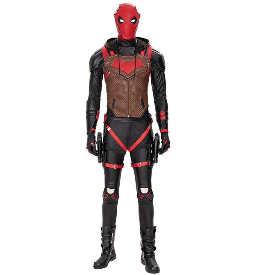 Game Gotham Knights Red Hood Jason Todd Cosplay Costume Mask Takerlama