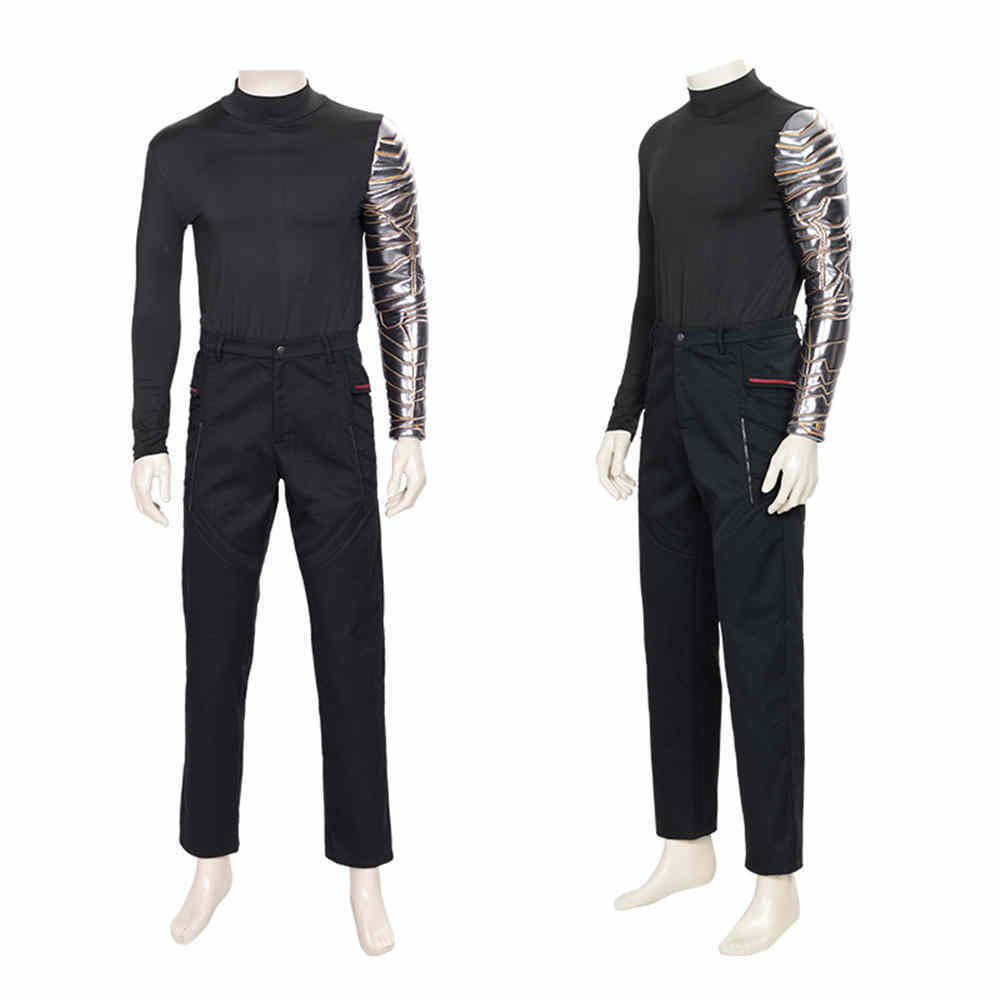 The Falcon and the Winter Soldier Bucky Barnes Cosplay Costume Adult