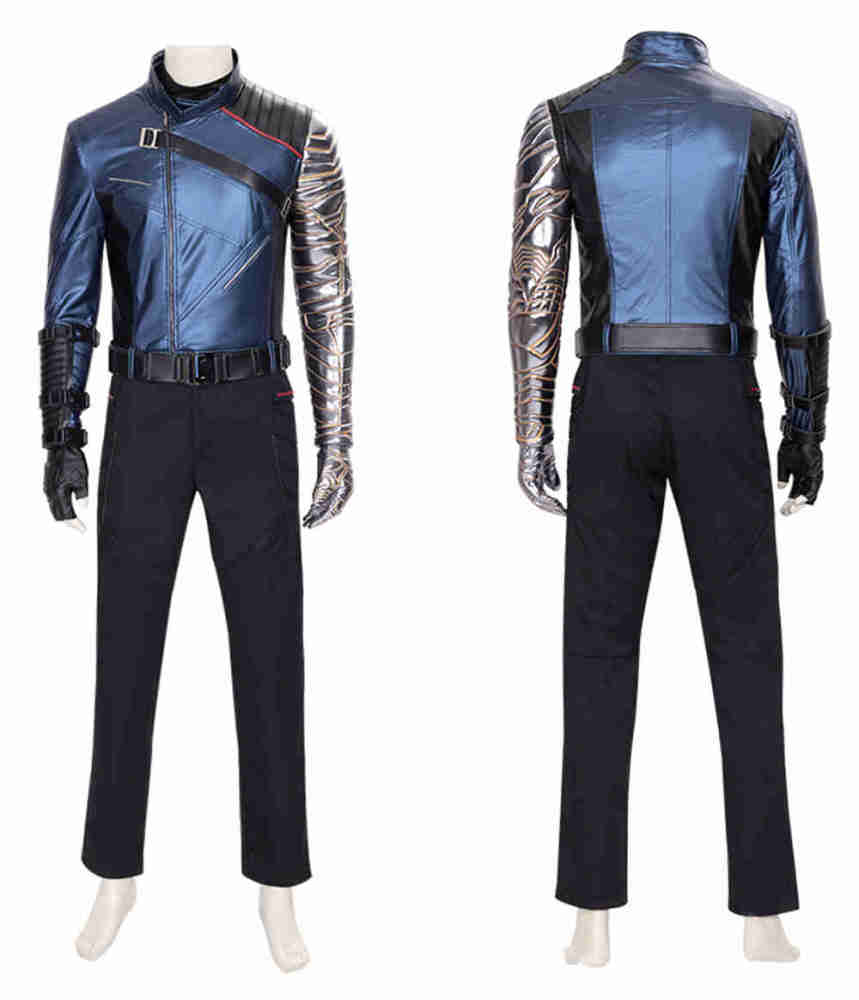The Falcon and the Winter Soldier Bucky Barnes Cosplay Costume Adult