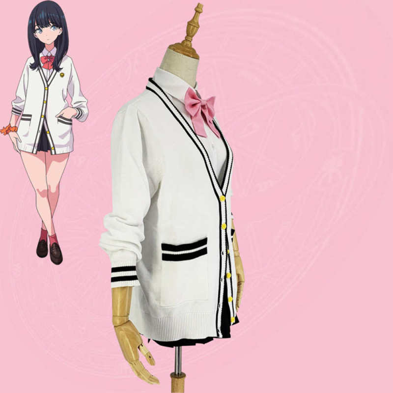 SSSS.Gridman Takarada Rikka Cosplay Costume Coat Shirt