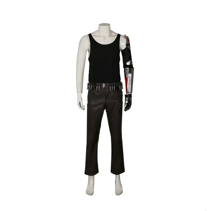 Johnny Silverhand Costume Leather Cyberpunk 2077 Cosplay Outfits