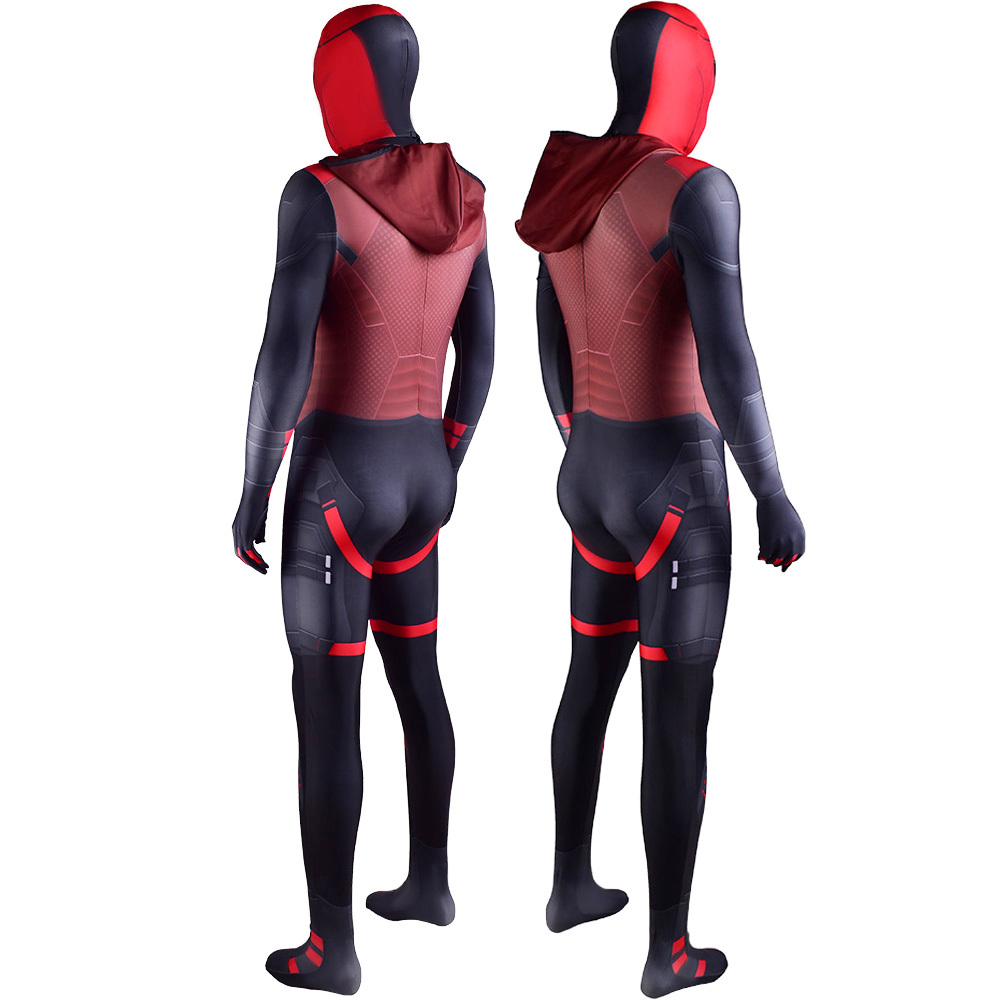 Game Gotham Knights Red Hood Jason Todd Body Suit Cosplay Costume