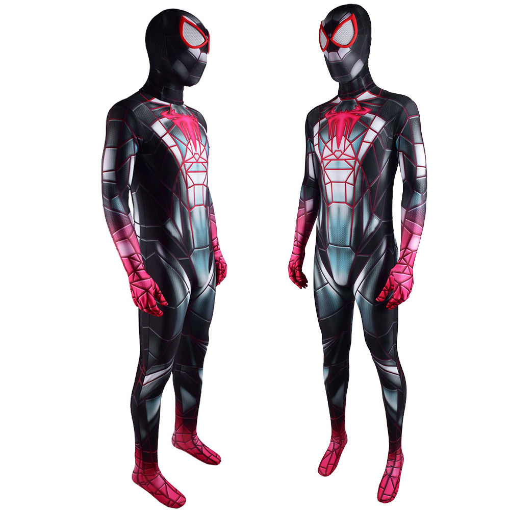 Spiderman Miles Morales Costume 2021 PS5 Programmable Matter Suit