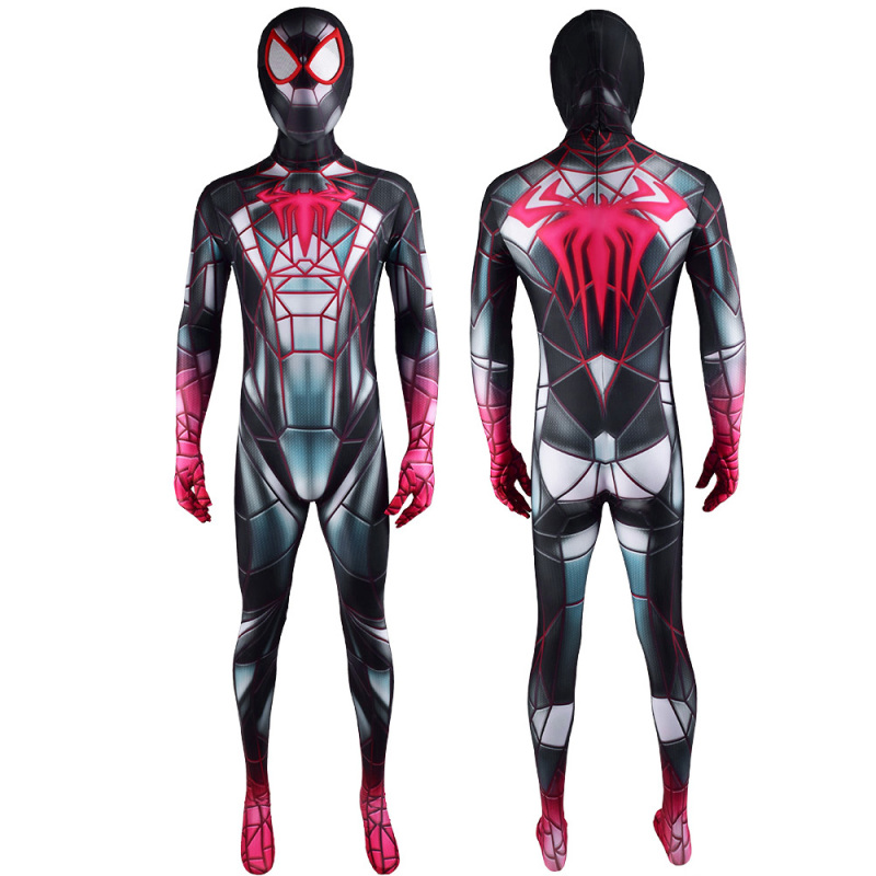 Spiderman Miles Morales Costume 2021 PS5 Programmable Matter Suit