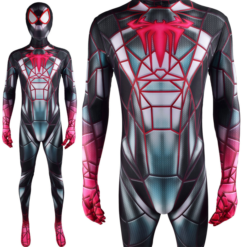 Spiderman Miles Morales Costume 2021 PS5 Programmable Matter Suit