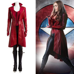 Scarlet Witch Wanda Maximoff Cosplay Costume Captain America Civil War In Stock