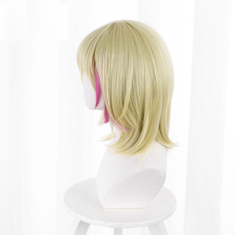 Wonder Egg Priority Rika Kawai Cosplay Wig Golden Hair