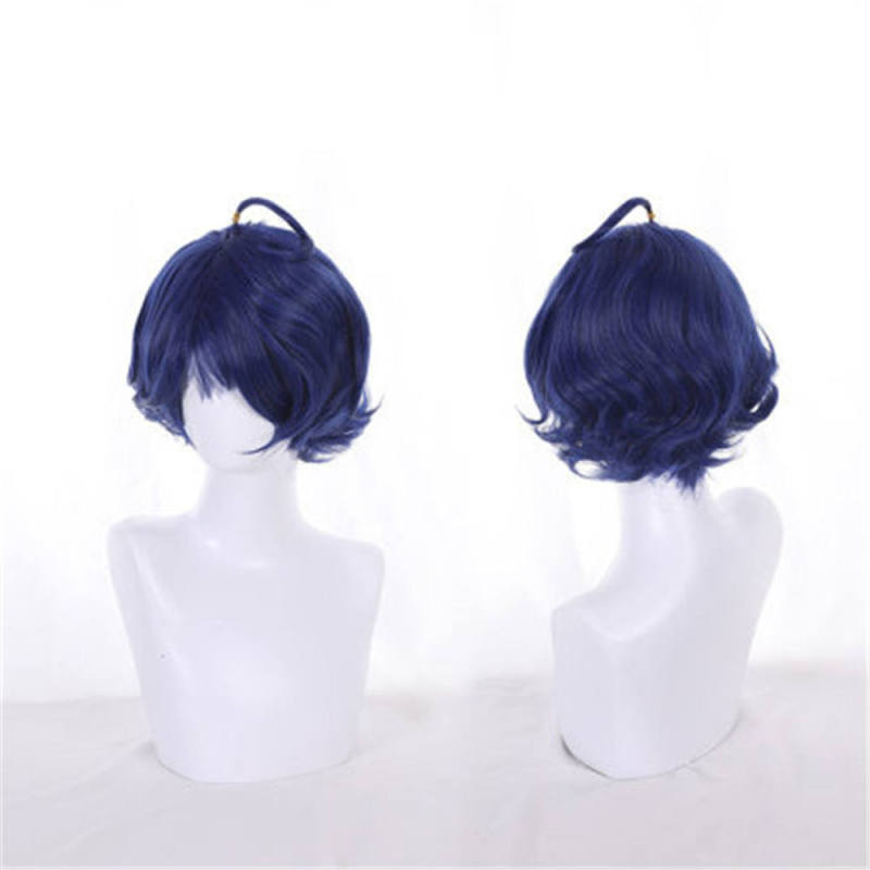 Deluxe Wonder Egg Priority Ohto Ai Cosplay Wig Blue Short Hair (Ready To Ship)