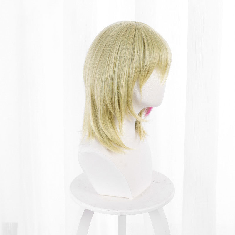 Wonder Egg Priority Rika Kawai Cosplay Wig Golden Hair