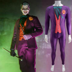 DC Comics The Joker Body Suit Cosplay Costume Adult Kids