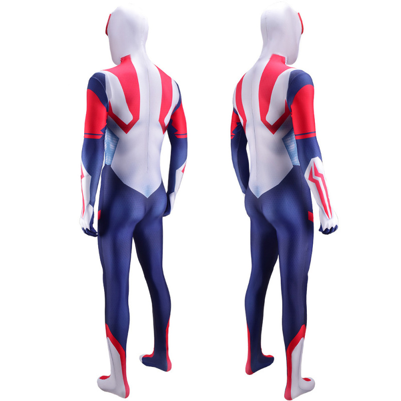 Spiderman 2099 White Suit Cosplay Costume Adult Kids