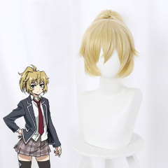 High-Rise Invasion Mayuko Nise Cosplay Wig Golden