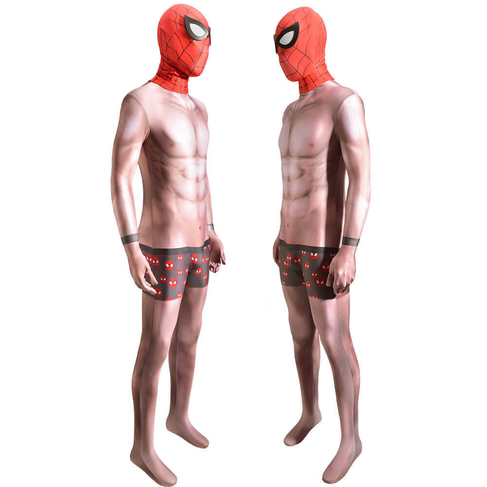 Spiderman PS4 Undies Suit Cosplay Costume Adult Kids