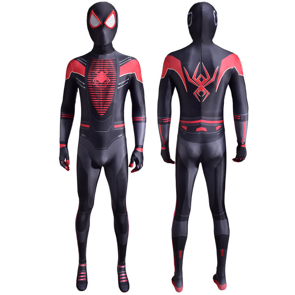 Spiderman Miles Morales Costume PS5 2020 Variant Suit Adult Kids