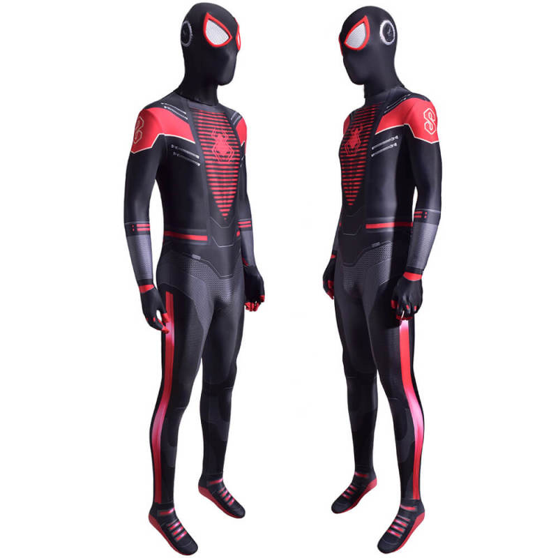 Spiderman Miles Morales Costume PS5 2020 Variant Suit Adult Kids