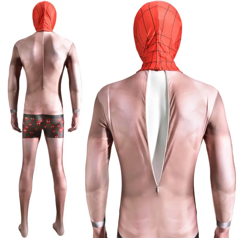 Marvel Avengers Spider-Man PS4 Undies Peter Parker Jumpsuit Cosplay Costume  for Halloween Carnival