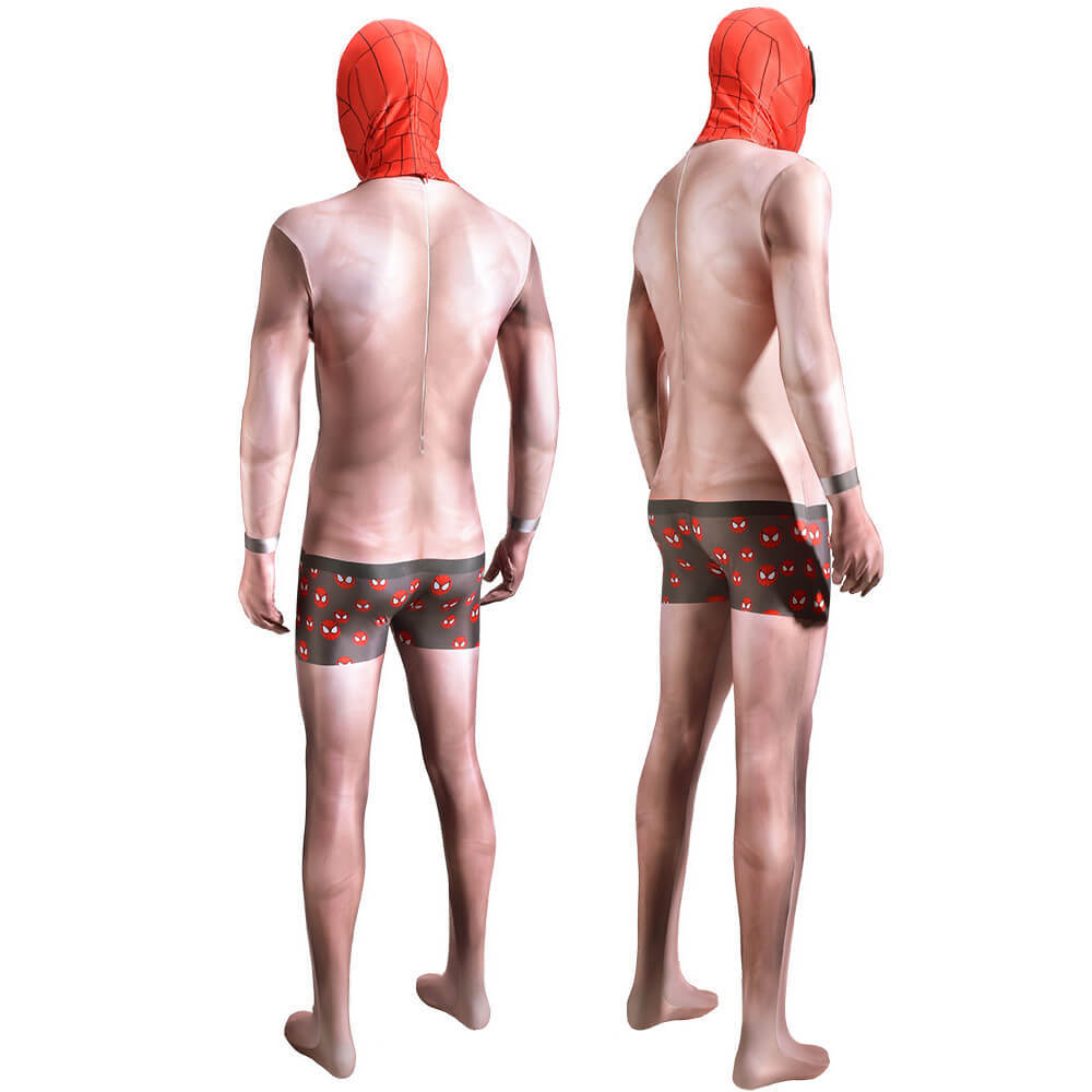 Spiderman PS4 Undies Suit Cosplay Costume Adult Kids