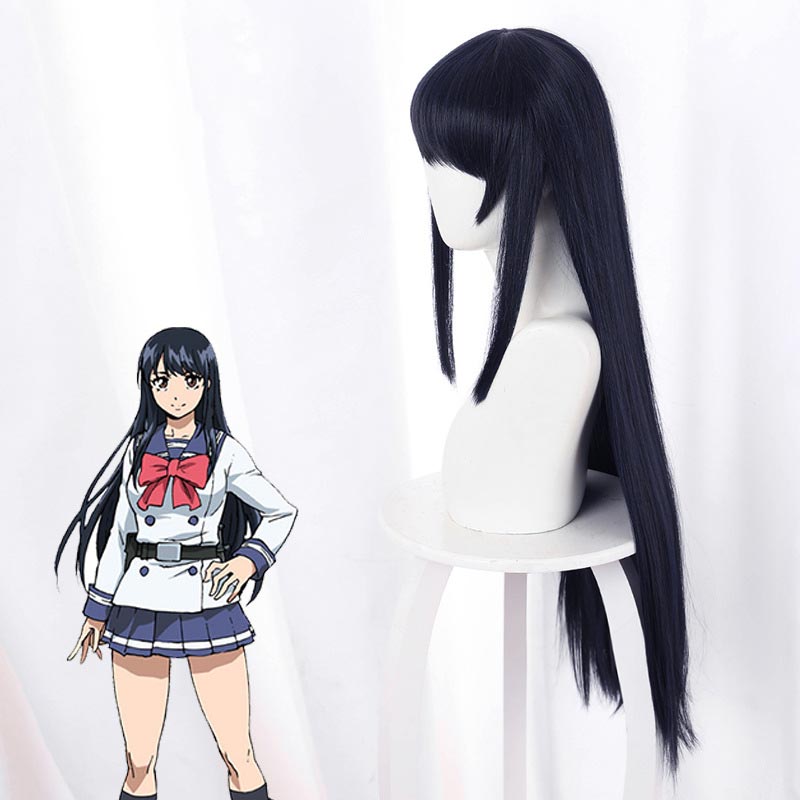 Parrucca Cosplay High Rise Invasion (Tenkuu Shinpan) - Sintetica, Termoresistente Per Halloween