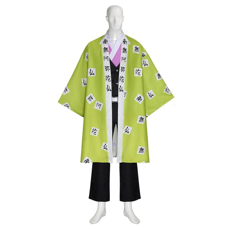 Demon Slayer Kimetsu no Yaiba Gyomei Himejima Cosplay Costume (Ready To Ship)