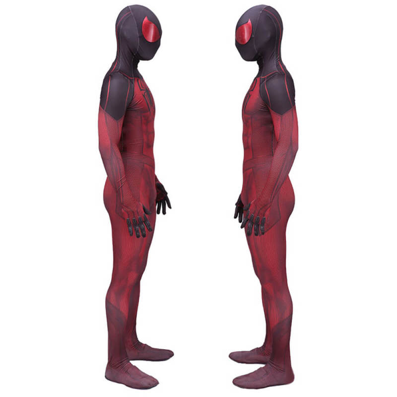 Kaine Parker Scarlet Spider 2 Cosplay Costume Adult Kids Marvel's Spider-Man PS4 Takerlama