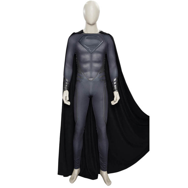 Superman Black Suit Cosplay Costume