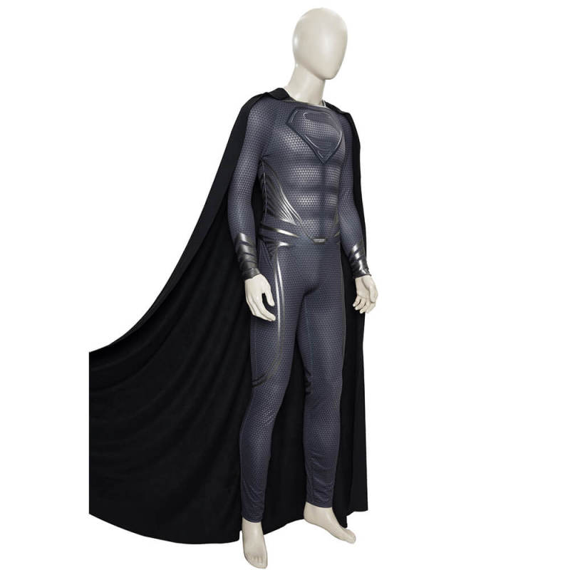 Superman Black Suit Cosplay Costume
