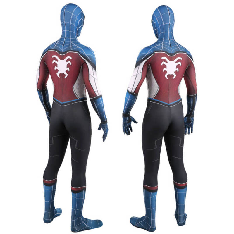Captain America Spiderman Superhero Cosplay Costume Adult Kids Upgrade