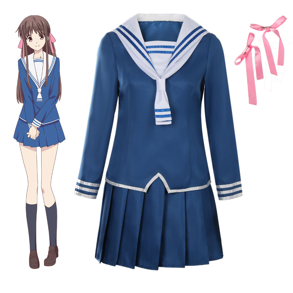 Fruits Basket Tohru Honda School Uniform Cosplay Costume