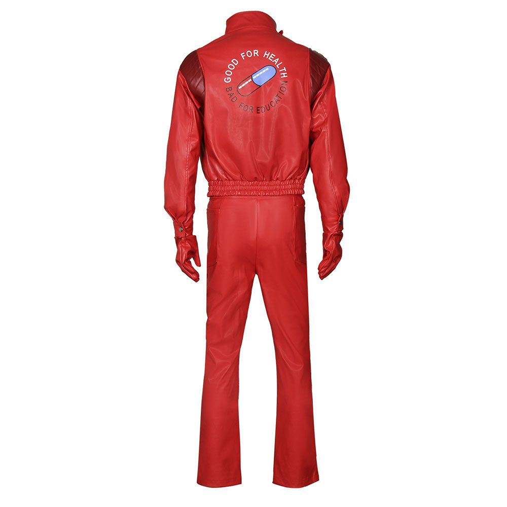 Cyberpunk Akira Shotaro Kaneda Costume Leather Cosplay Jacket Trousers Gloves (Ready To Ship) Takerlama
