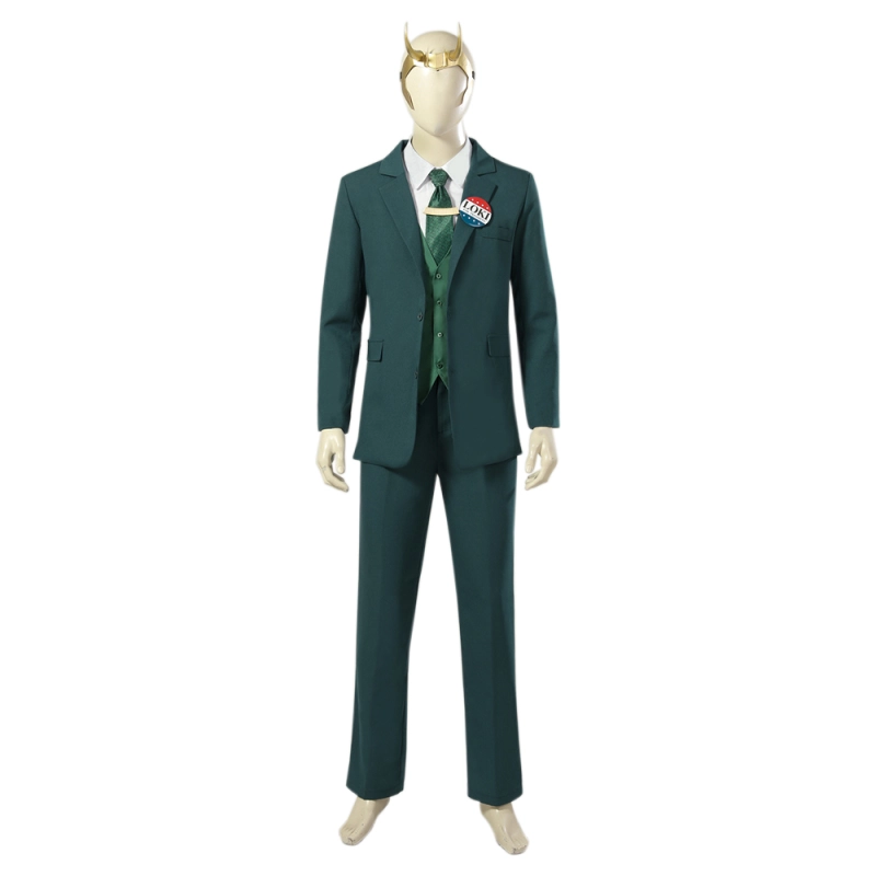 2021 TV Loki Odinson Suit Cosplay Costume